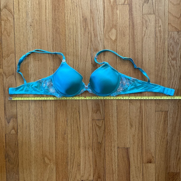 3/$15 Victoria's Secret Angels Turquoise Lined IPEX Bra.  34B, Full Coverage - Picture 8 of 8